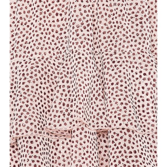 Sabina Musayev Michelle Dress Dotted Peach XS! - Picture 6 of 8